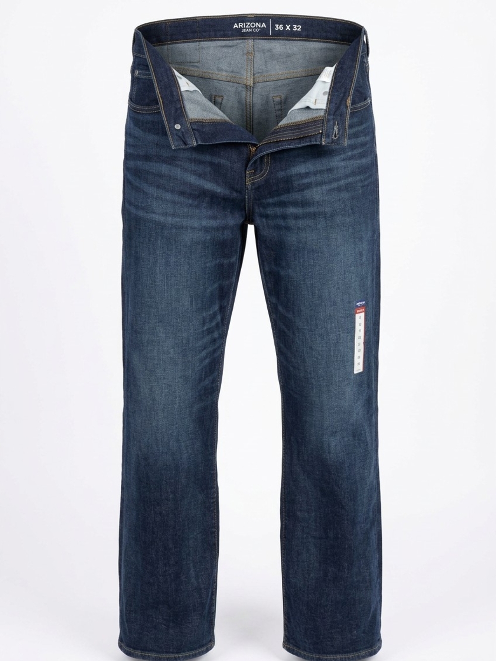 Arizona Jean Company Men’s Straight Fit Jeans - Dark Blue